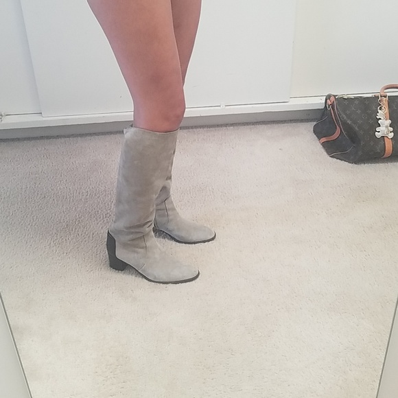 REED KRAKOFF SUEDE GRAY LEATHER BOOTS SIZE 41 - Picture 8 of 8